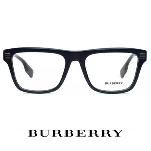 BURBERRY BE2387-F 3961 Navy Blue Mens Square Full Rim Eyeglasses 55-18-150